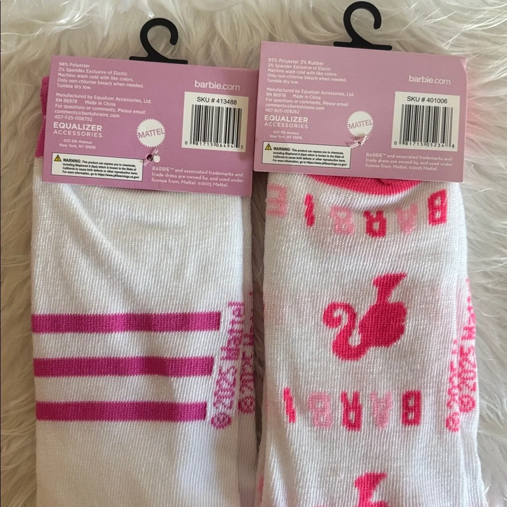 2 Pairs of Barbie Socks 💖